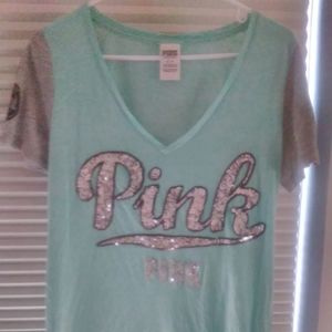 Sparkly short sleeve tee